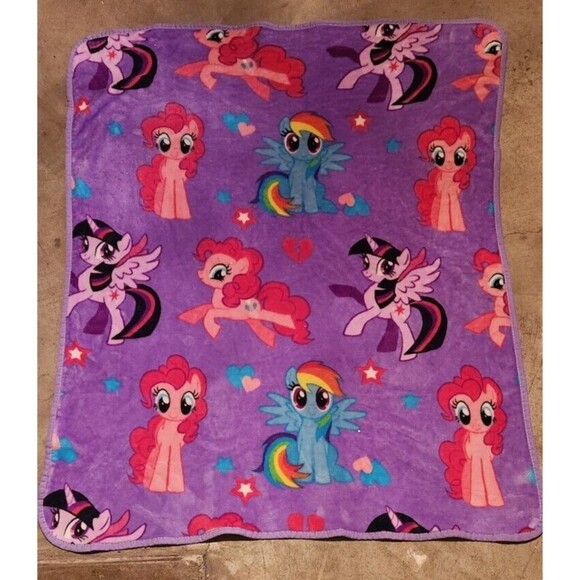 My Little Pony retro throw blanket silky Twilight Dance  45x40 - Picture 1 of 4